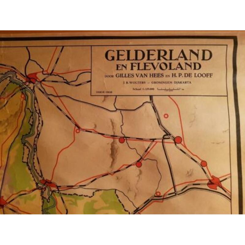 schoolplaat Gelderland en Flevoland, Van Hees; 3e druk