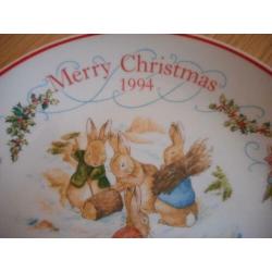Kerstbord Wedgwood, Peter Rabbit 1994
