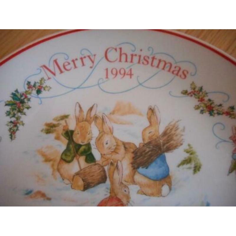 Kerstbord Wedgwood, Peter Rabbit 1994
