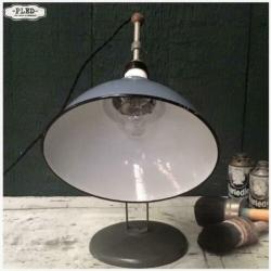 Oude werkplaatslamp Lamp Tafellamp Bureaulamp