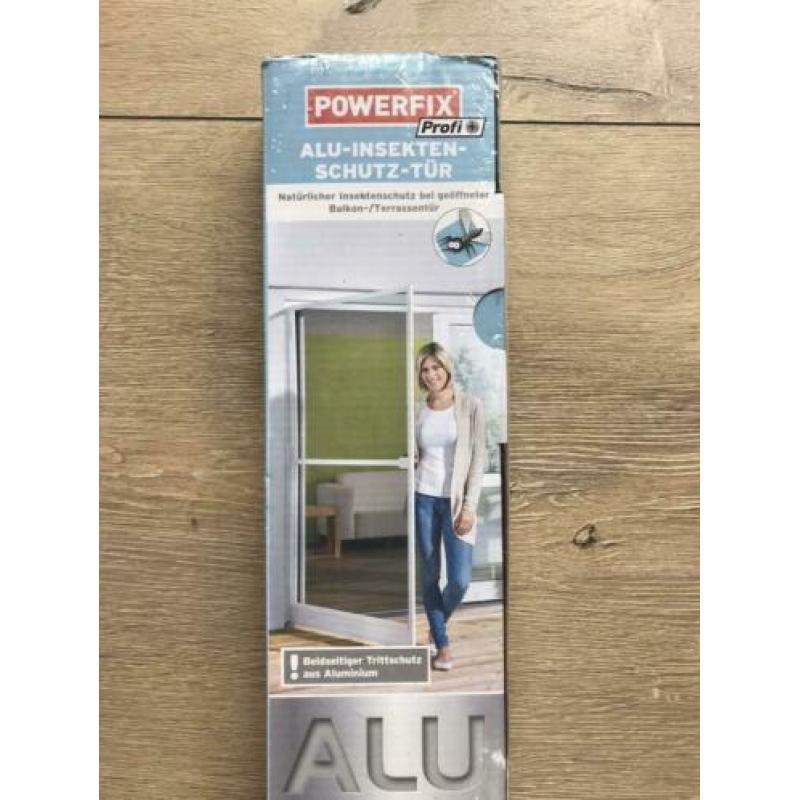 Powerfix hor deur max 210x100 aluminium wit