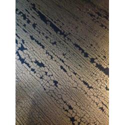 Antieke wijntafel vintage wijntafeltje tafel zwart goud VdlM