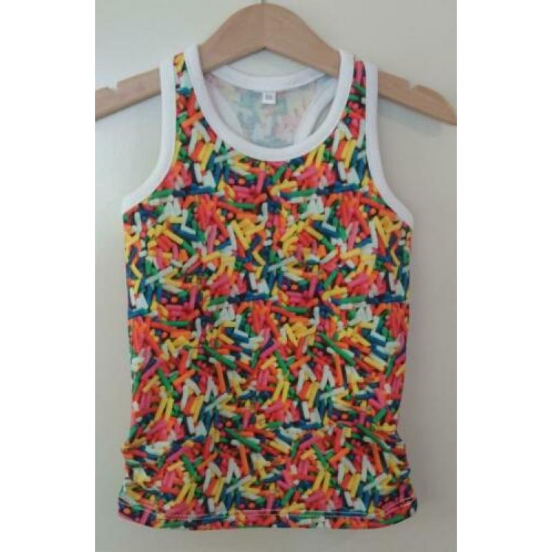 Hagelslag kleurtjes racer back ZOMERS