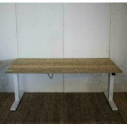 Zit-Sta Bureau's, Elektrisch, Nieuw, 160x80cm, Natuur Eiken