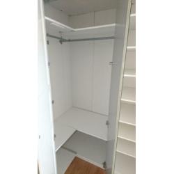 Ikea pax kledingkast met hoekelement en spiegeldeur