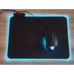 Razer muis en muismat rgb