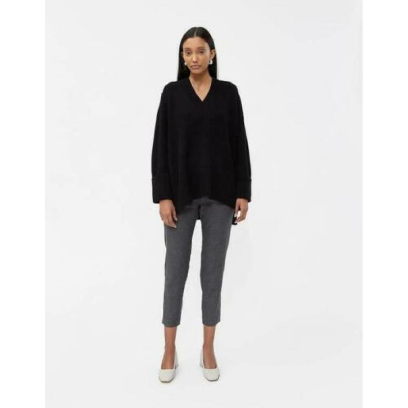 HOPE Stockholm trui katoen zwart maat S 36 oversized EGF
