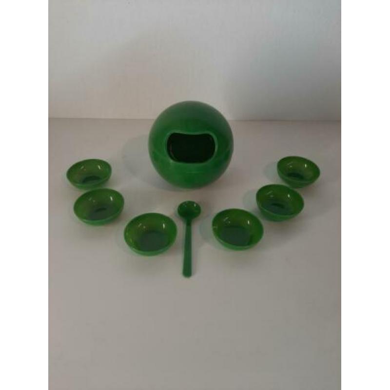 Mooie vintage pindaset jaren 70 compleet.