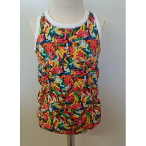 Hagelslag kleurtjes racer back ZOMERS