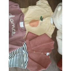 Zara pakketje 62/68 meisje legging trui t-shirt vest