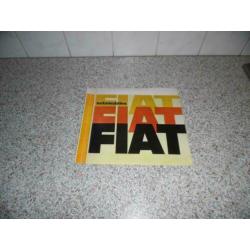 Uitvouw Folder : Fiat 500/850/Dino/125/124 (jaren 60)