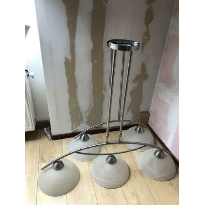2 mooie gebruikte hang lampen