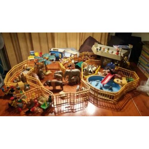 Playmobil oude dierentuin met kiosk