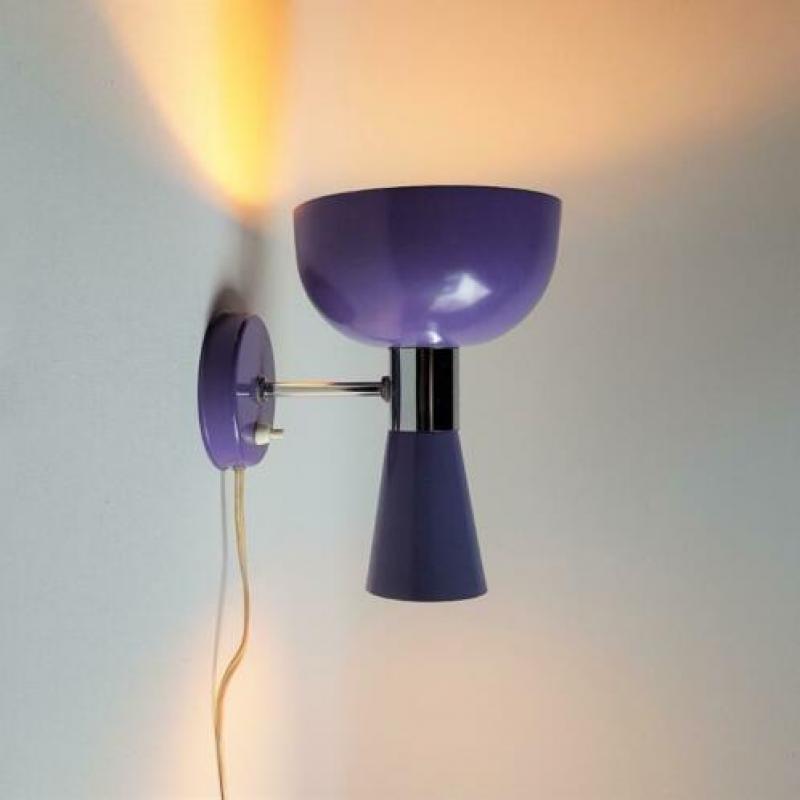 retro vintage design herda diabolo space age wandlamp 1960s