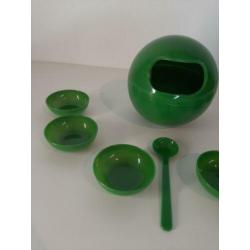 Mooie vintage pindaset jaren 70 compleet.
