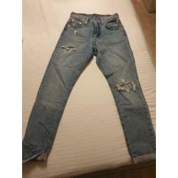 Levis's 501s Skinny jeans maat w25 l30