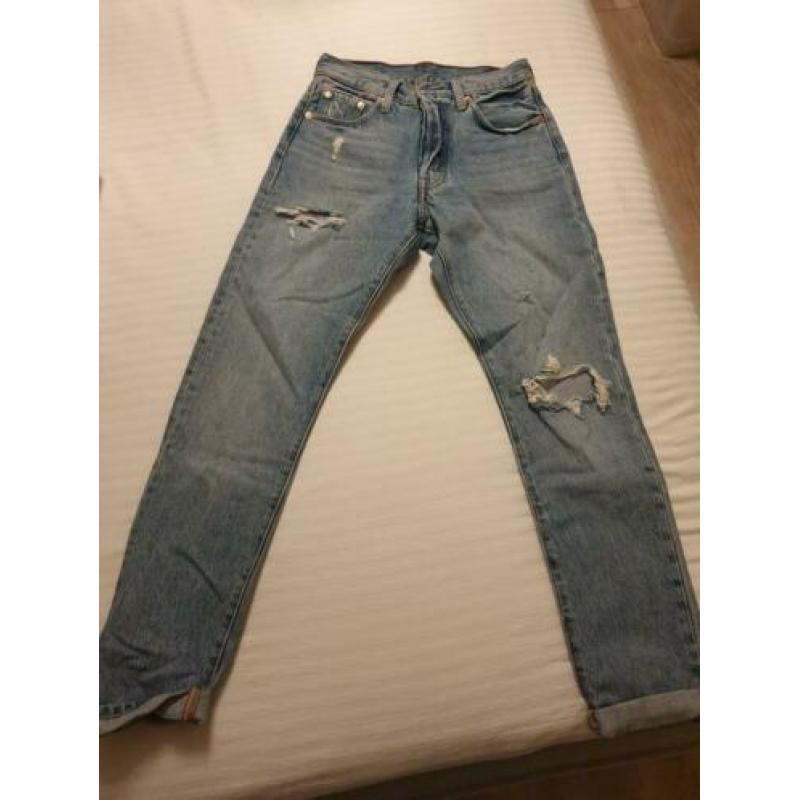 Levis's 501s Skinny jeans maat w25 l30