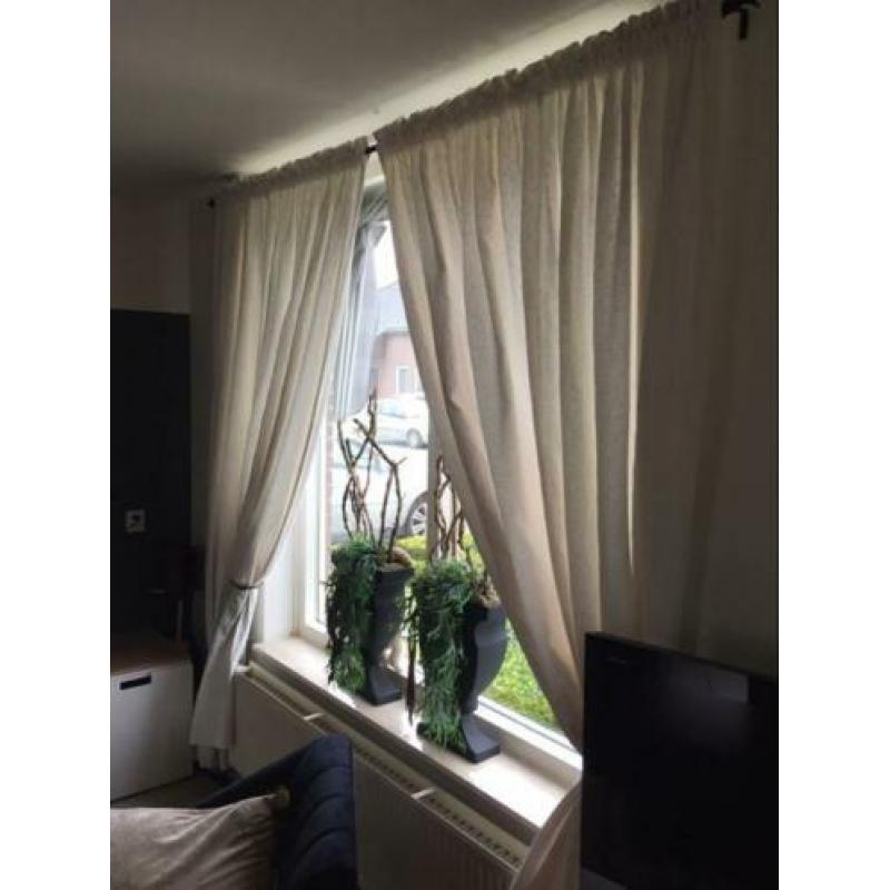 Gordijnen gebroken wit