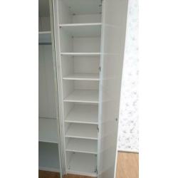 Ikea pax kledingkast met hoekelement en spiegeldeur