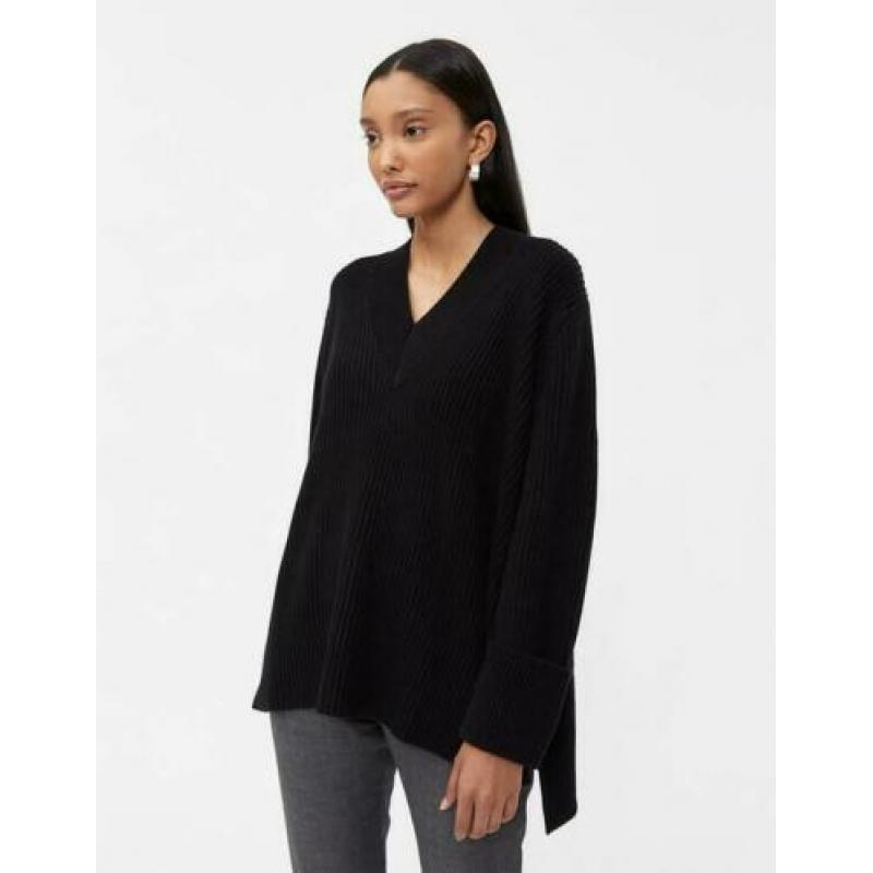 HOPE Stockholm trui katoen zwart maat S 36 oversized EGF