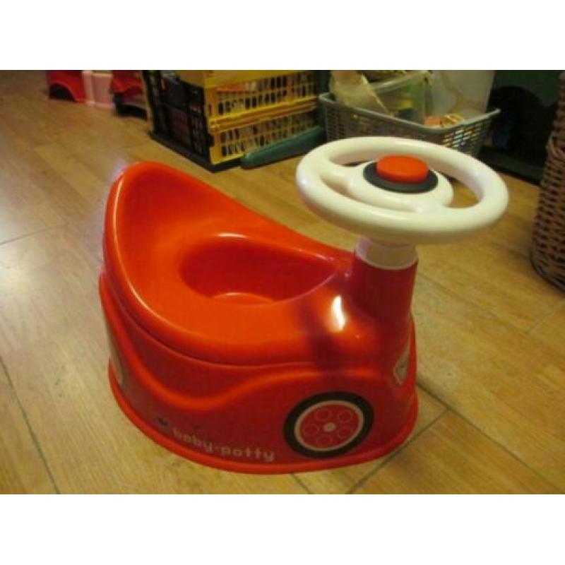 Big Bobby Plas Potje / Baby Potty met Stuurtje