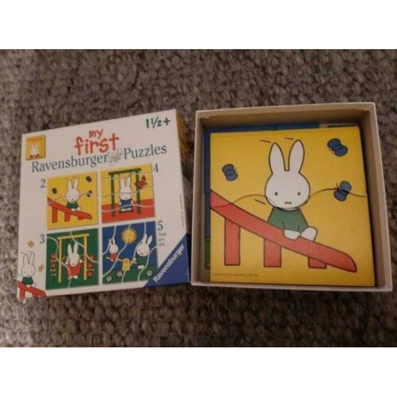 Nijntje puzzels 4 stuks, vanaf 1,5 jaar