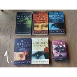 Boeken! O.a. Dan Brown, David Baldacci, Michael Connelly....