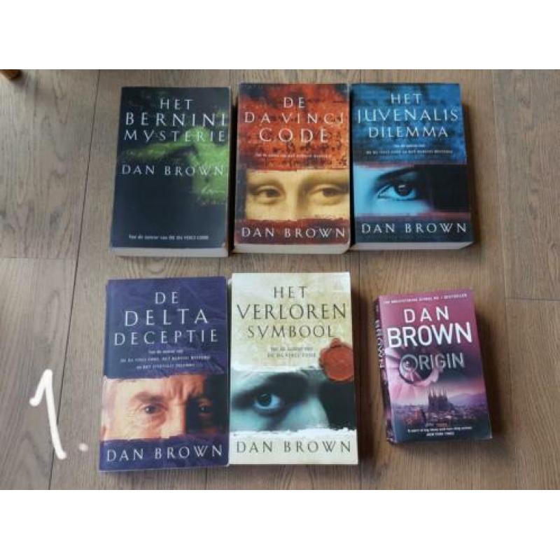 Boeken! O.a. Dan Brown, David Baldacci, Michael Connelly....