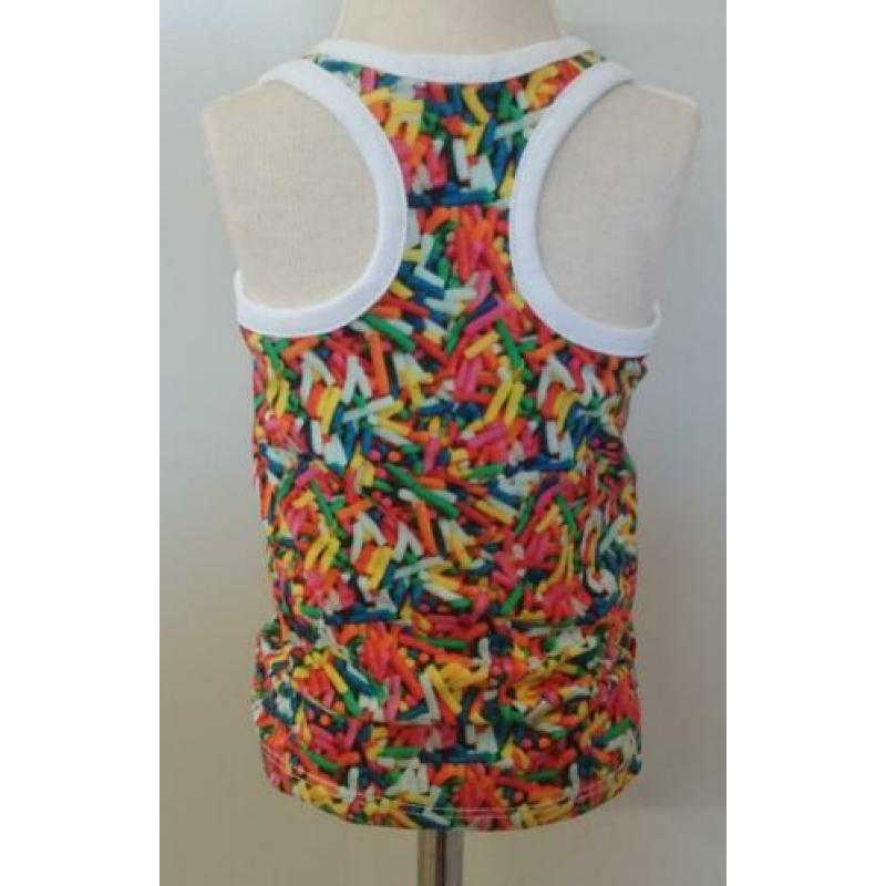 Hagelslag kleurtjes racer back ZOMERS