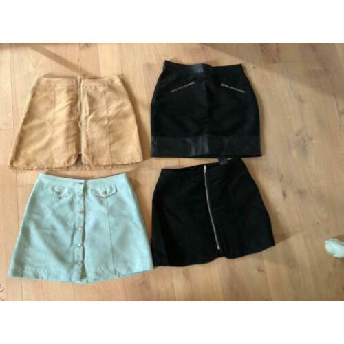 4 rokjes H&M 38 S