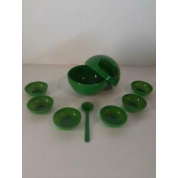 Mooie vintage pindaset jaren 70 compleet.