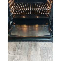 Prachtige Antraciet Boretti Fornuis met Fry-top 90 cm breed