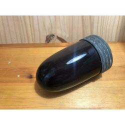 Oude antieke doka lamp glas