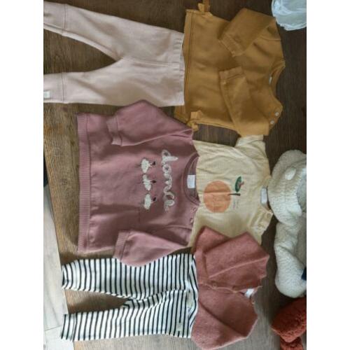 Zara pakketje 62/68 meisje legging trui t-shirt vest