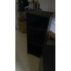 Ladekast en kastje Ikea zwart