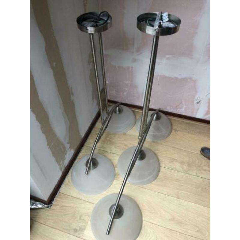 2 mooie gebruikte hang lampen