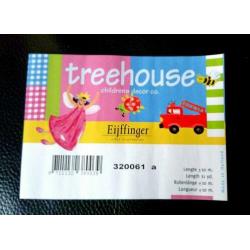 Kinderkamer behangrand treehouse dino