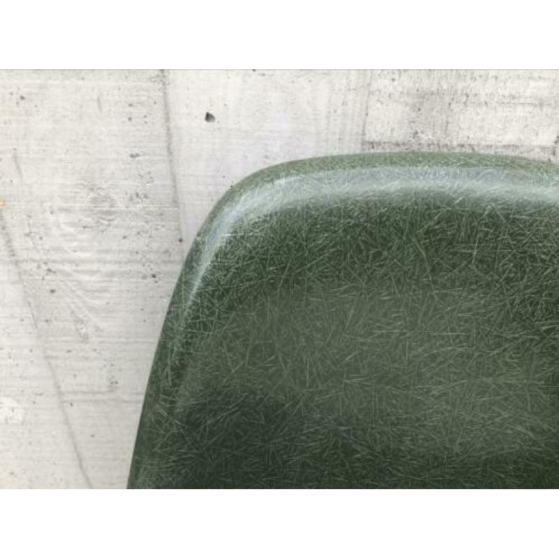 Vintage originele Eames DSW - forrest green - Herman Miller