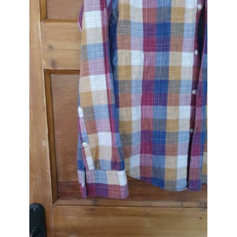 Mooie geruiten herenblouse van Mexx, maat S