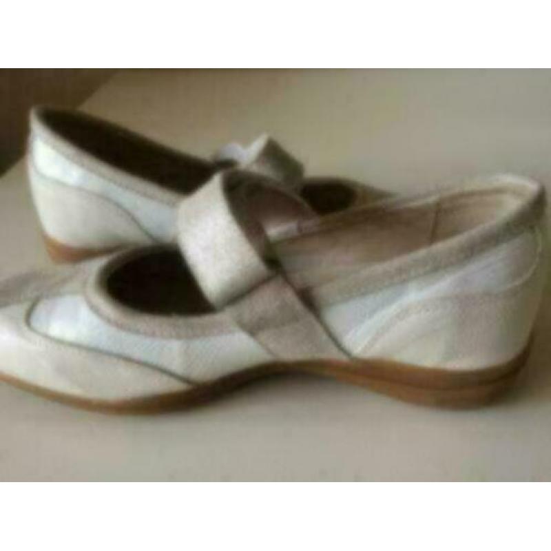 JR shoes damesschoenen maat 4 ( 37 ) wit leer TOP conditie