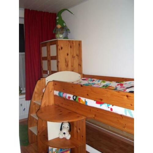 complete kinderkamer tienerkamer hoogslaper + kast + bureau