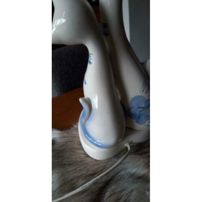 Retro/vintage poezenlamp