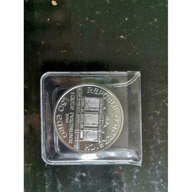 Zilveren Wiener Philharmonik munten 1 troy ounce