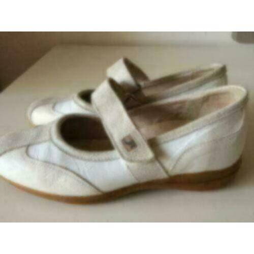 JR shoes damesschoenen maat 4 ( 37 ) wit leer TOP conditie
