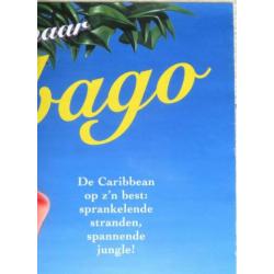 Martin Air poster; met Tessa naar Tobago.