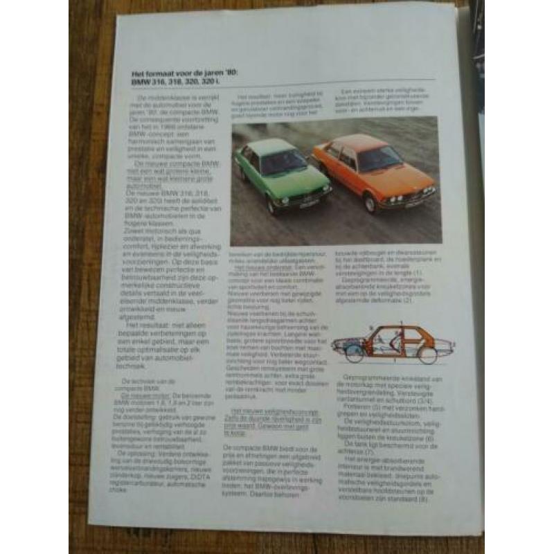 BMW 3 serie e21 folder uit 1976 in keurige staat
