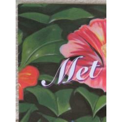 Martin Air poster; met Tessa naar Tobago.