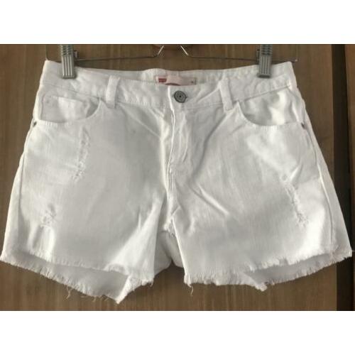 Levi’s witte spijker korte broek maat 176