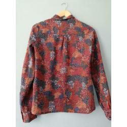 Sessun blouse (Mimia) maat S herfstige kleuren