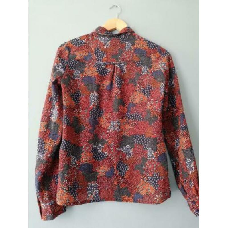 Sessun blouse (Mimia) maat S herfstige kleuren